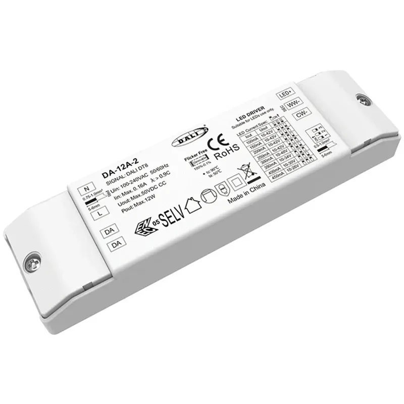 12W DALI CW WW CCT Himmennettävä LED-ohjain