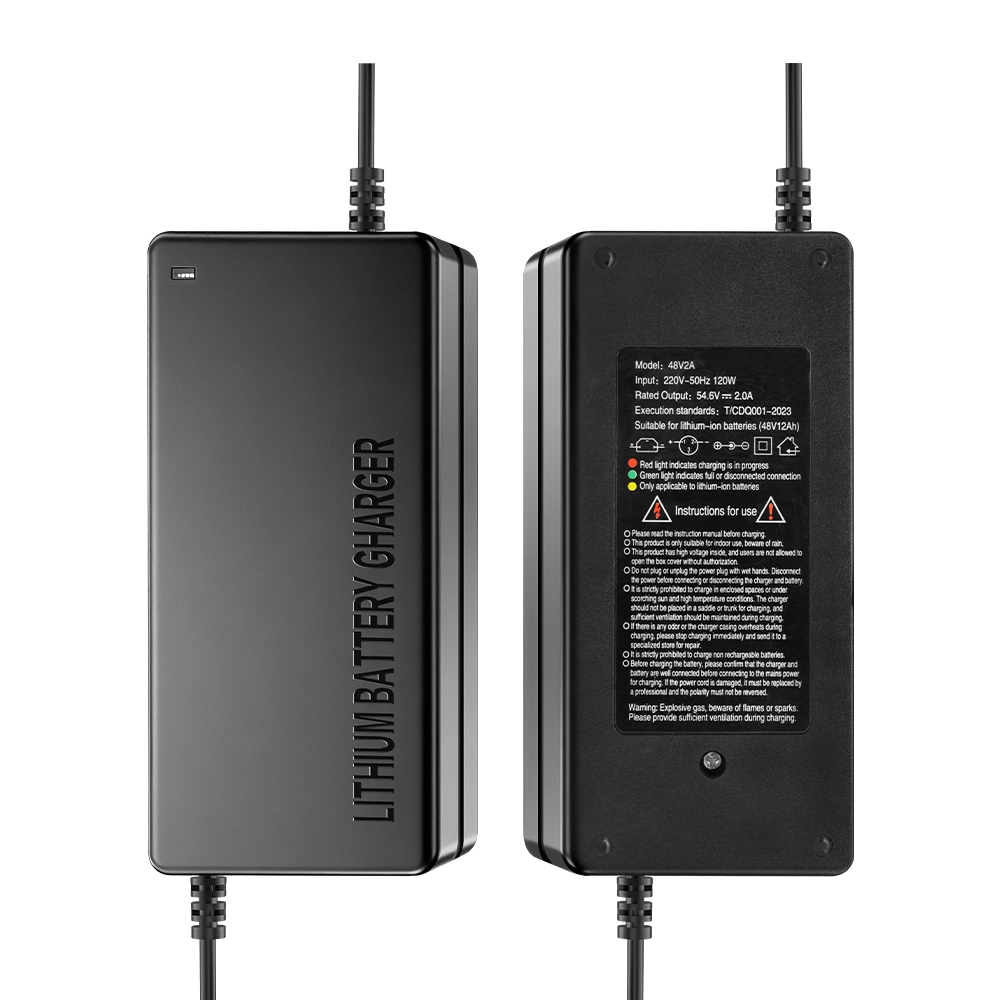 48V 120W litiumakkulaturi