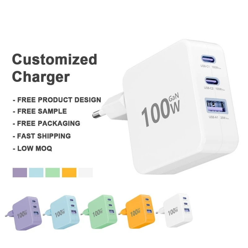 PD 3.0 100W Type C pikalaturi UK US AU EU -yhteensopiva seinälaturi